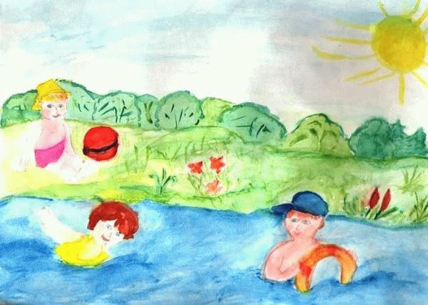 Фотоотчёт о конкурсах детских рисунков «Мы рисуем лето»