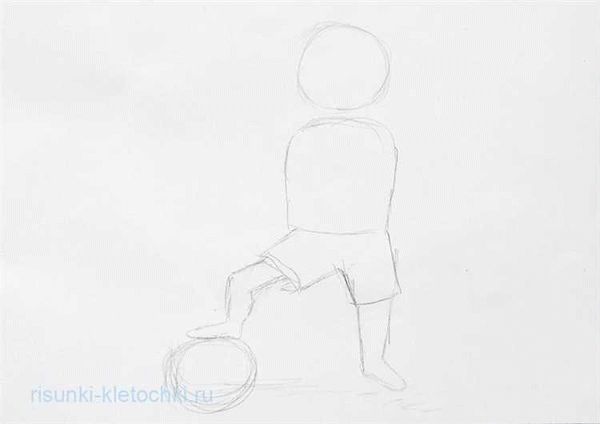 Как нарисовать футбольного вратаря