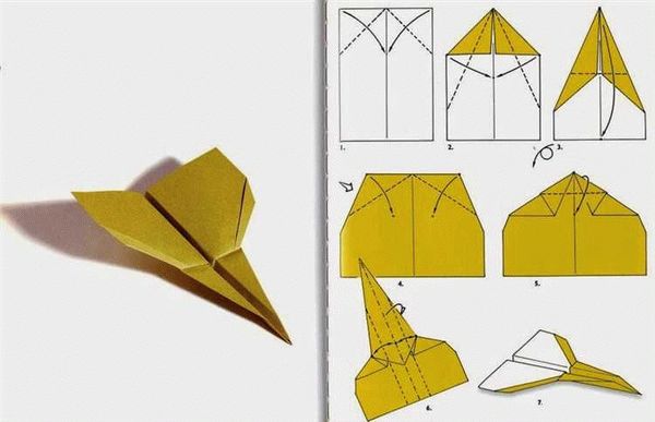 Как сделать самолетик оригами - подробная инструкция