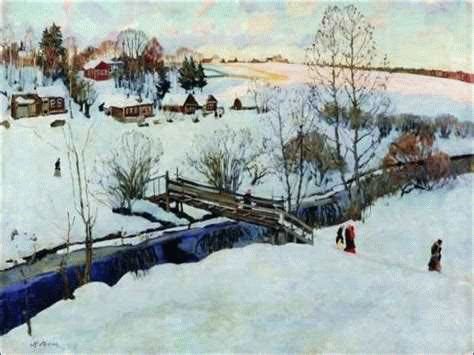Как прочитать картину К. Ф. Юона «Конец зимы. Полдень»