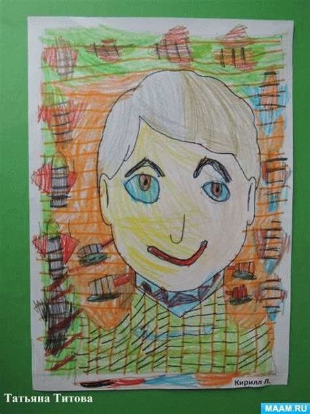 Фотоотчет детского творчества ко Дню Защитника Отечества: рисуем портрет папы (37 фото)